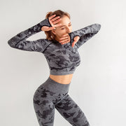 2pcs seamless camo set